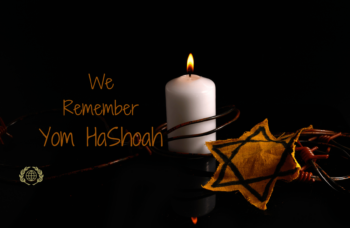 candle, barbed wire with yellow star of david