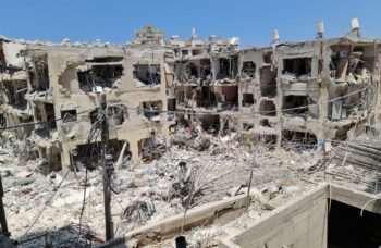 Bat Yam after Iran's bombing