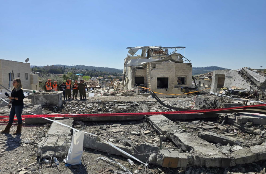 The devastation of the tragic missile strike on Beit Shemesh (ICEJ photos)